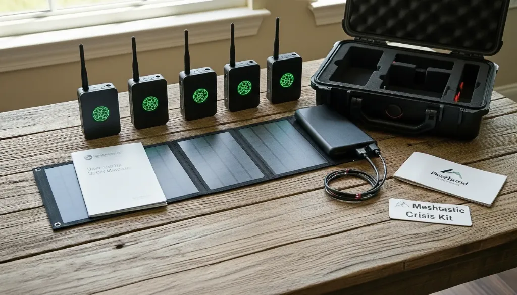 Lora - Meshtastic | Krisenkommunikationsset mit Heltec Expansion Kit, Touchscreen - inklusive Community Abo Silber (Funkrucksack (im Preis inbegriffen), 2, kein, kein, kein)